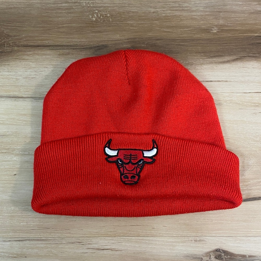 Chicago Bulls NBA Ultra Game Red Knit Beanie OSFM Men